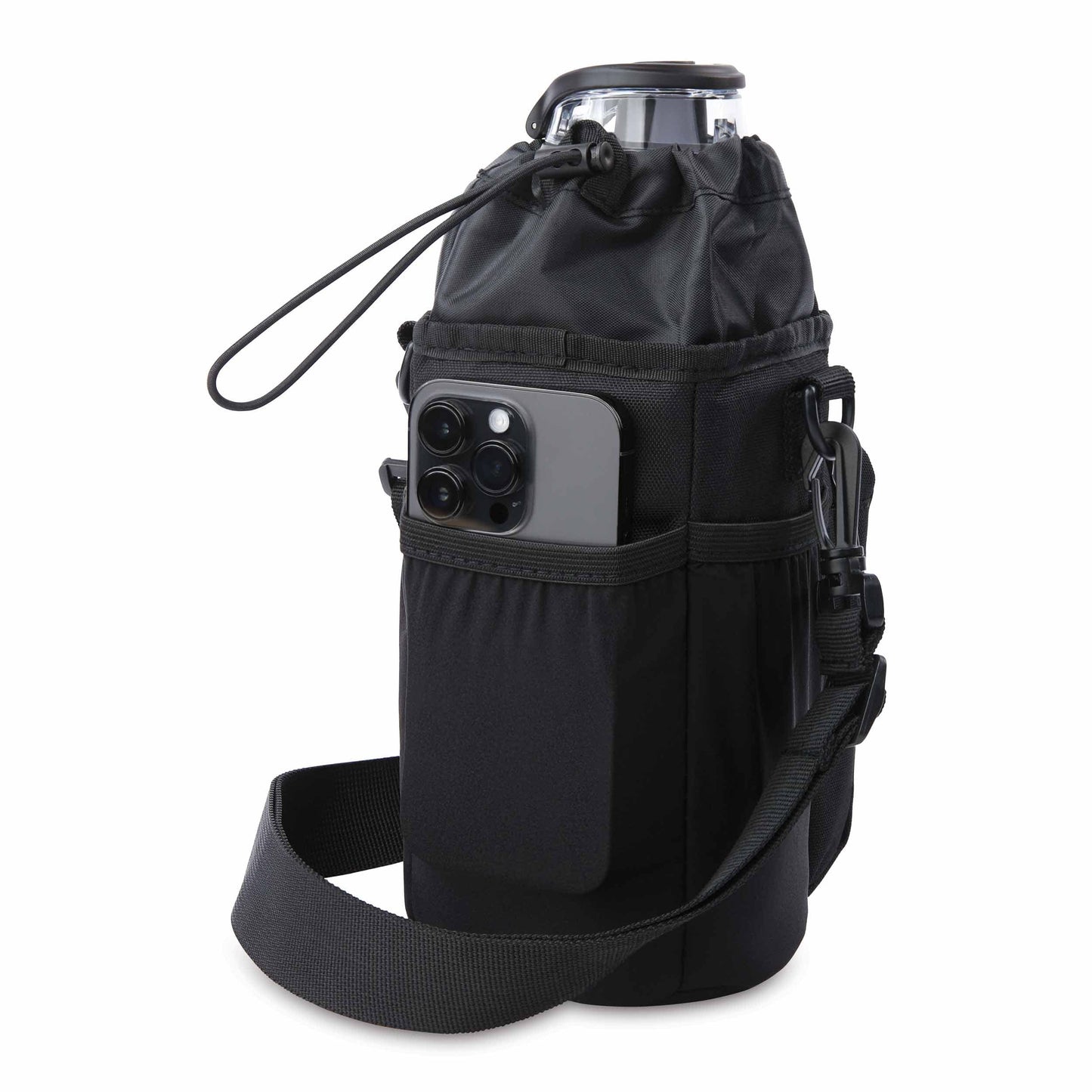 freezable-hydration-crossbody-m9 freezable-hydration-crossbody-black-back-elastic-slip-pocket.jpg